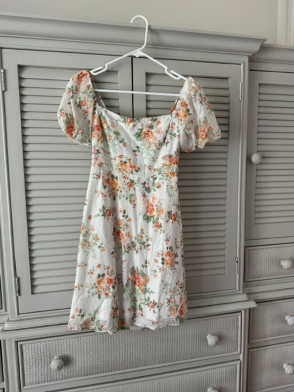 Altrd State White Floral Dress Size S